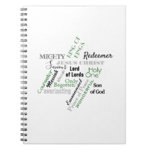 Names of Jesus Modern Colors Spiral Notebook