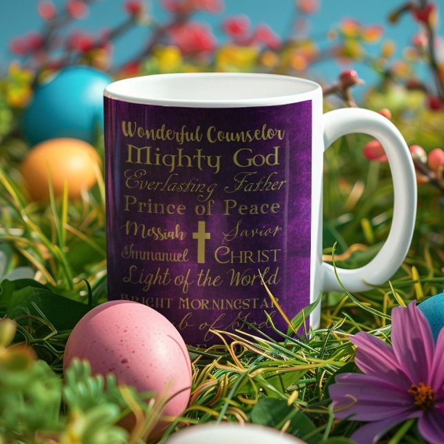 Names of Jesus Purple Personalized Mug (Creator Uploaded)