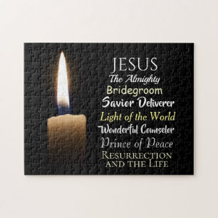 Names of Jesus, Resurrection and the Life, Savior Jigsaw Puzzle