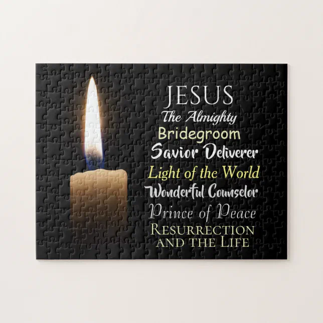 Names of Jesus, Resurrection and the Life, Savior Jigsaw Puzzle | Zazzle
