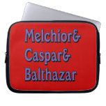 Names Of The Three Wisemen Laptop Sleeve at Zazzle