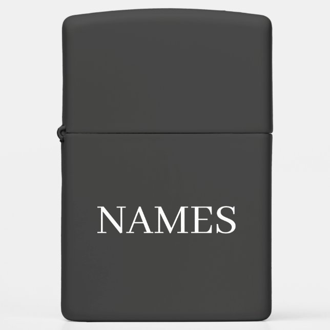 NAMES – Premium Custom Lighter (Front)