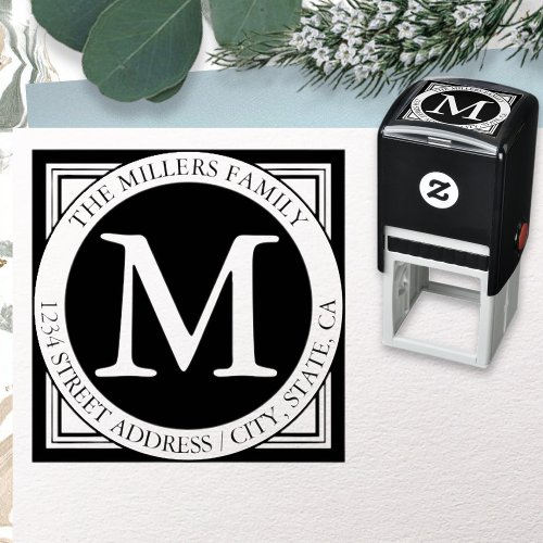 Names Surname Initial  Return Address Self_inking Stamp