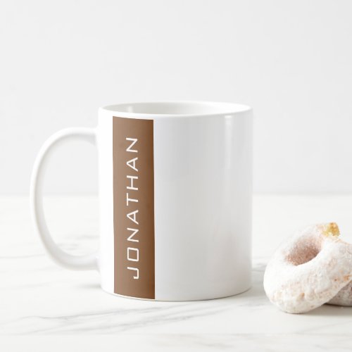 Names Template Modern Minimalist Design Custom Coffee Mug