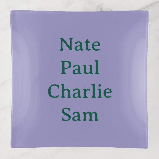 Names  trinket tray (Front)