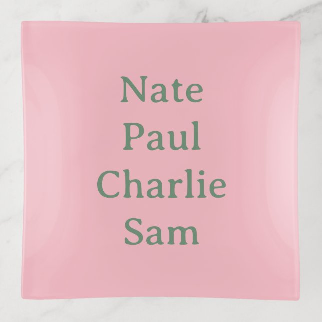 Names  trinket tray (Front)