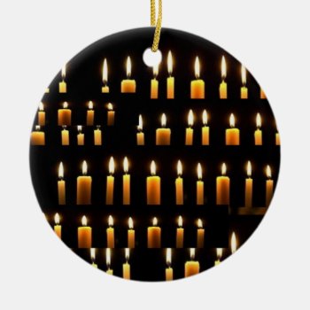 Nameste  Candle Decorations 2side Printed Ornament by 2sideprintedgifts at Zazzle