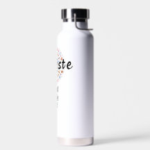 Nameste, yoga water bottle