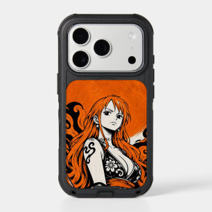 Nami One Piece Orange Aesthetic Anime iPhone Case