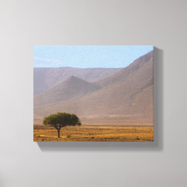 Namibia Africa Desert Scenery Landscape Nature Canvas Print (Front)