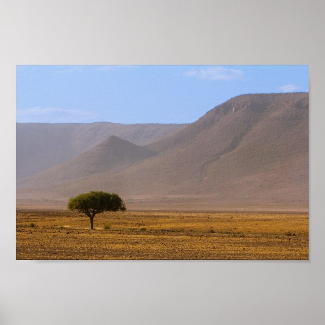 Namibia Africa Desert Scenery Landscape Nature Poster (Front)