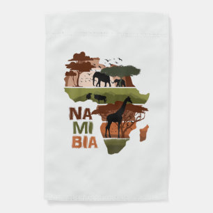 Namibia Africa Sunset Continent Nature Wild Life  Garden Flag