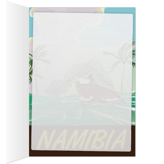 Namibia beach travel poster (Inside (Right))