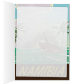 Namibia beach travel poster cards (Inside (Right))