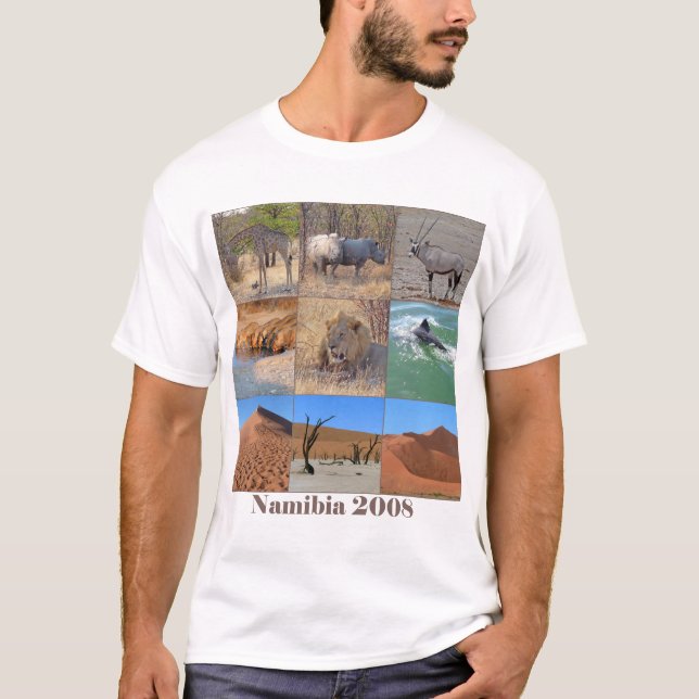 Namibia & Botswana Scenes T-Shirt (Front)
