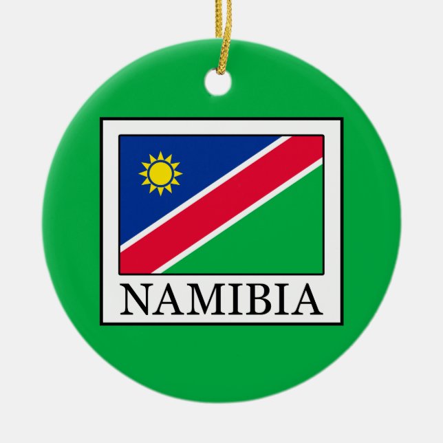 Namibia Ceramic Ornament (Front)