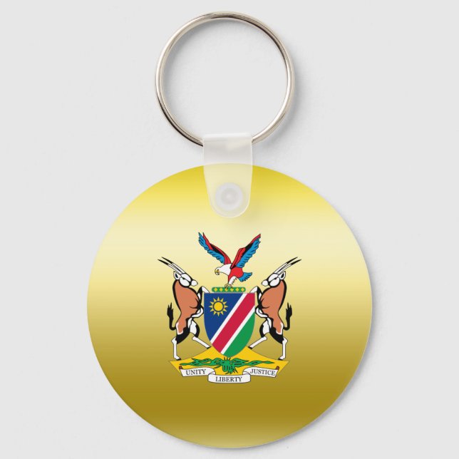 Namibia Coat of Arms Keychain (Front)