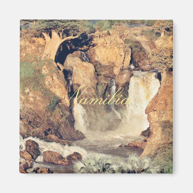 Namibia Epupa Falls Landscape Nature Magnet (Front)