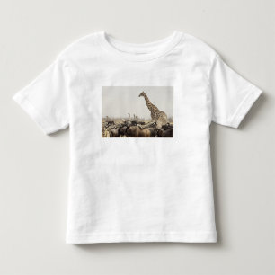 Namibia, Etosha National Park. A lone giraffe Toddler T-shirt