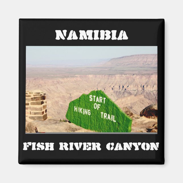 Namibia Fish River Canyon Landscape Nature Magnet (Front)