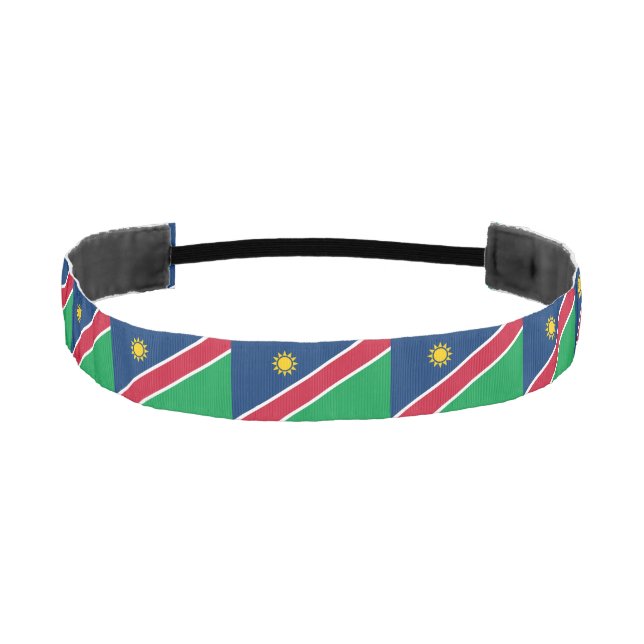 Namibia Flag Athletic Headband (Front)