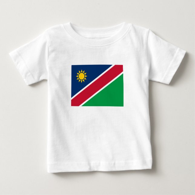 Namibia Flag Baby T-Shirt (Front)