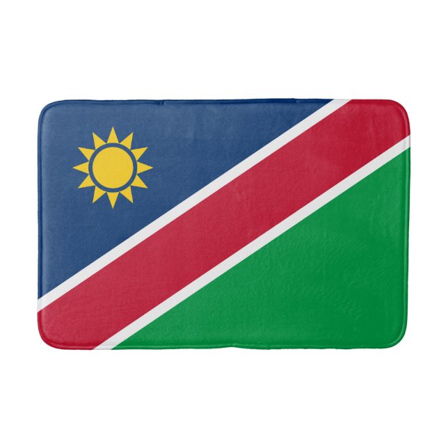 Namibia Flag Bath Mat (Front)