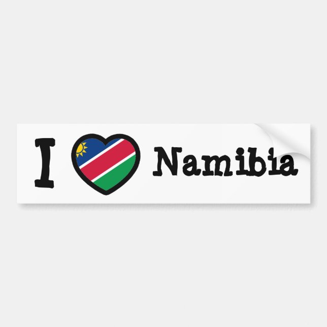 Namibia Flag Bumper Sticker (Front)
