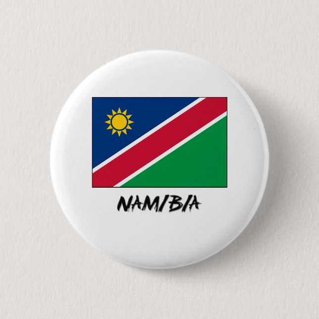 Namibia Flag Button (Front)