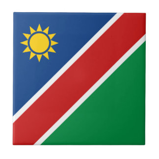 Namibia Flag Ceramic Tile
