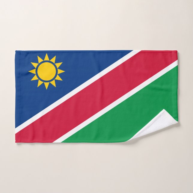 Namibia Flag Hand Towel (Hand Towel)