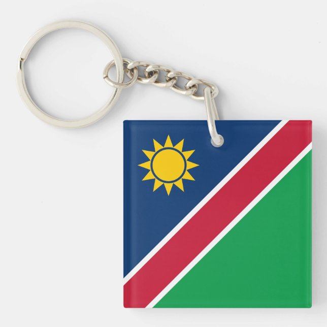 Namibia Flag Keychain (Front)