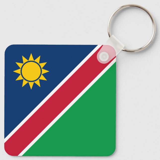 Namibia Flag Keychain (Back)
