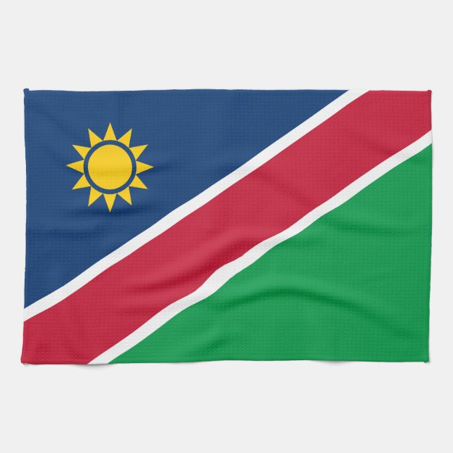 Namibia Flag Kitchen Towel (Horizontal)