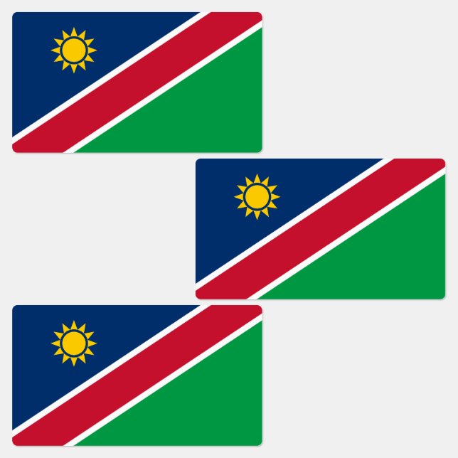 Namibia Flag Labels (Group)