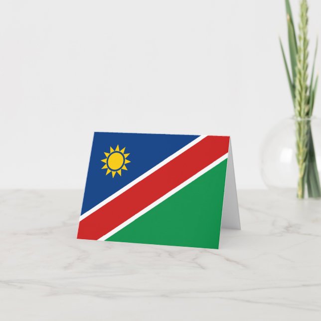 Namibia Flag Notecard (Front)