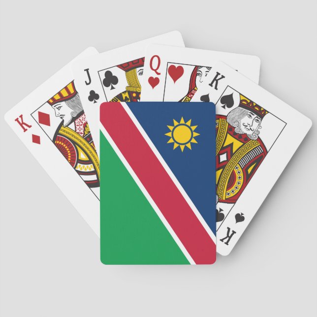 Namibia Flag Poker Cards (Back)