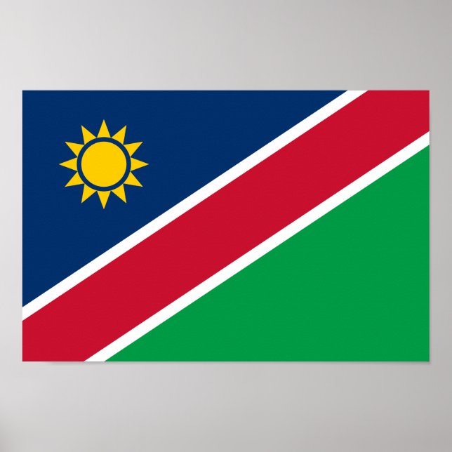 Namibia Flag Poster (Front)