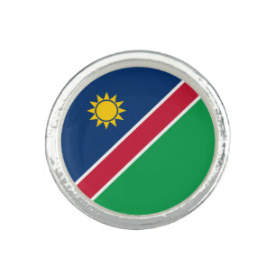 Namibia Flag Ring