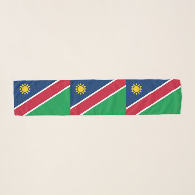 Namibia Flag Scarf (Front (Horizontal))