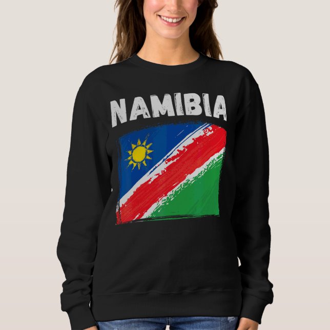 Namibia Flag Souvenir Hiking Holiday 2022 Sweatshirt (Front)