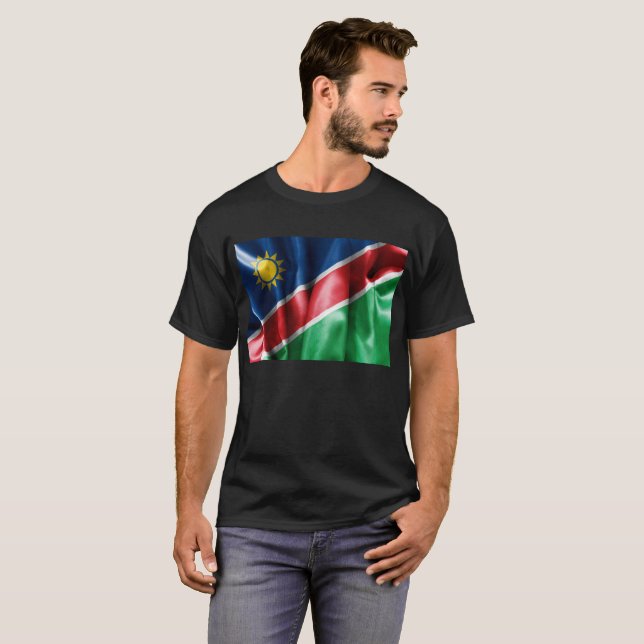 Namibia Flag T-Shirt (Front Full)