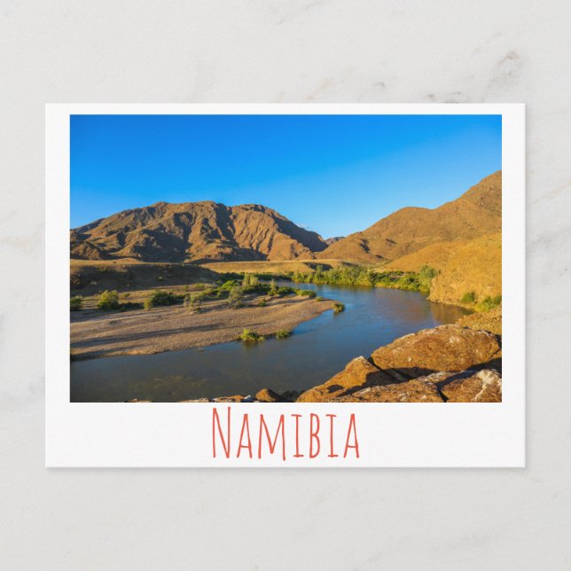Namibia Kunene River Landscape Nature Postcard (Front)