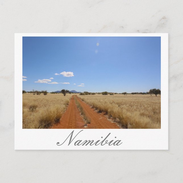Namibia Marienfluss Savannah Landscape Nature Postcard (Front)