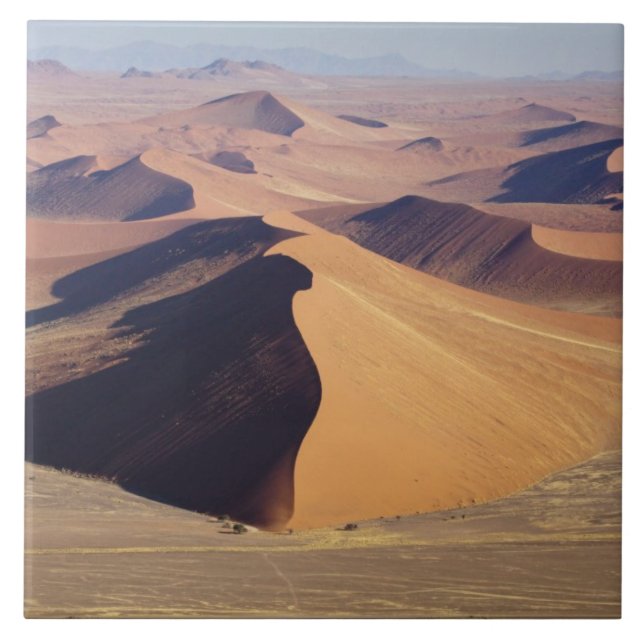 Namibia, Namib-Naukluft Park. Aerial view of Ceramic Tile (Front)
