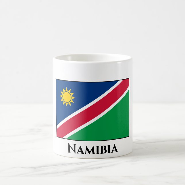 Namibia (Namibian) Flag Coffee Mug (Center)