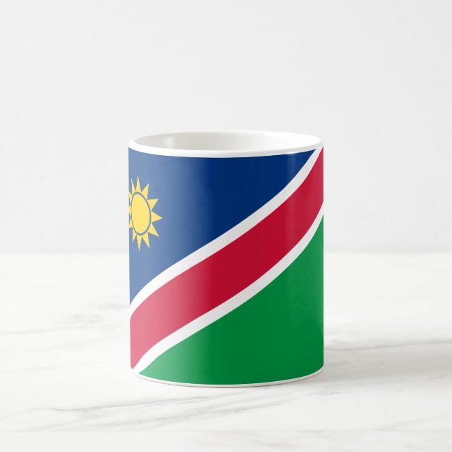 Namibia (Namibian) Flag Coffee Mug (Center)
