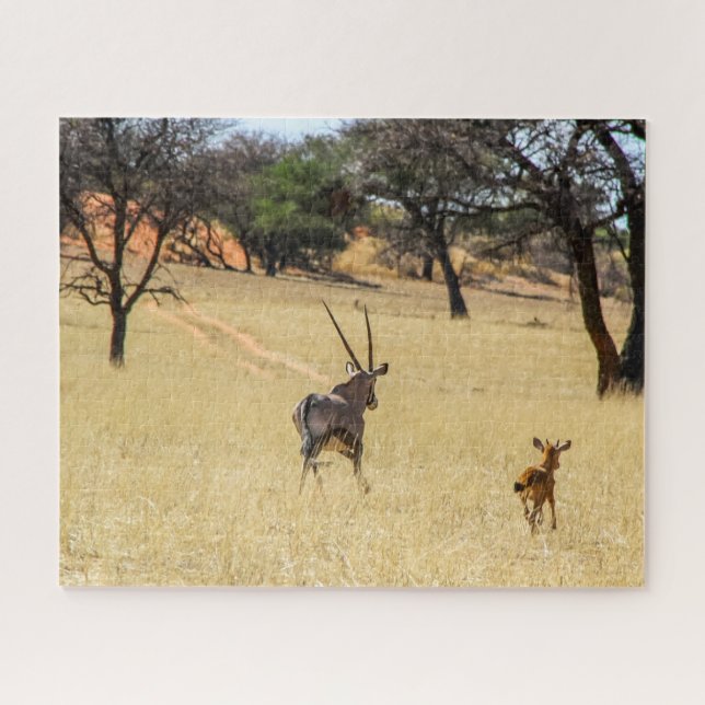 Namibia Safari Jigsaw Puzzle - wild oryx (Horizontal)