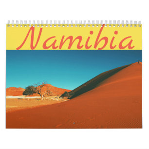 Namibia Sand Dune Landscape Nature Calendar
