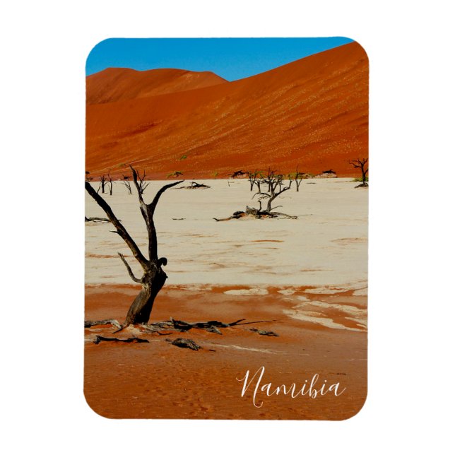 Namibia Sand Dunes Landscape Sossusvlei Magnet (Vertical)